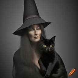 Witch and supernatural cat